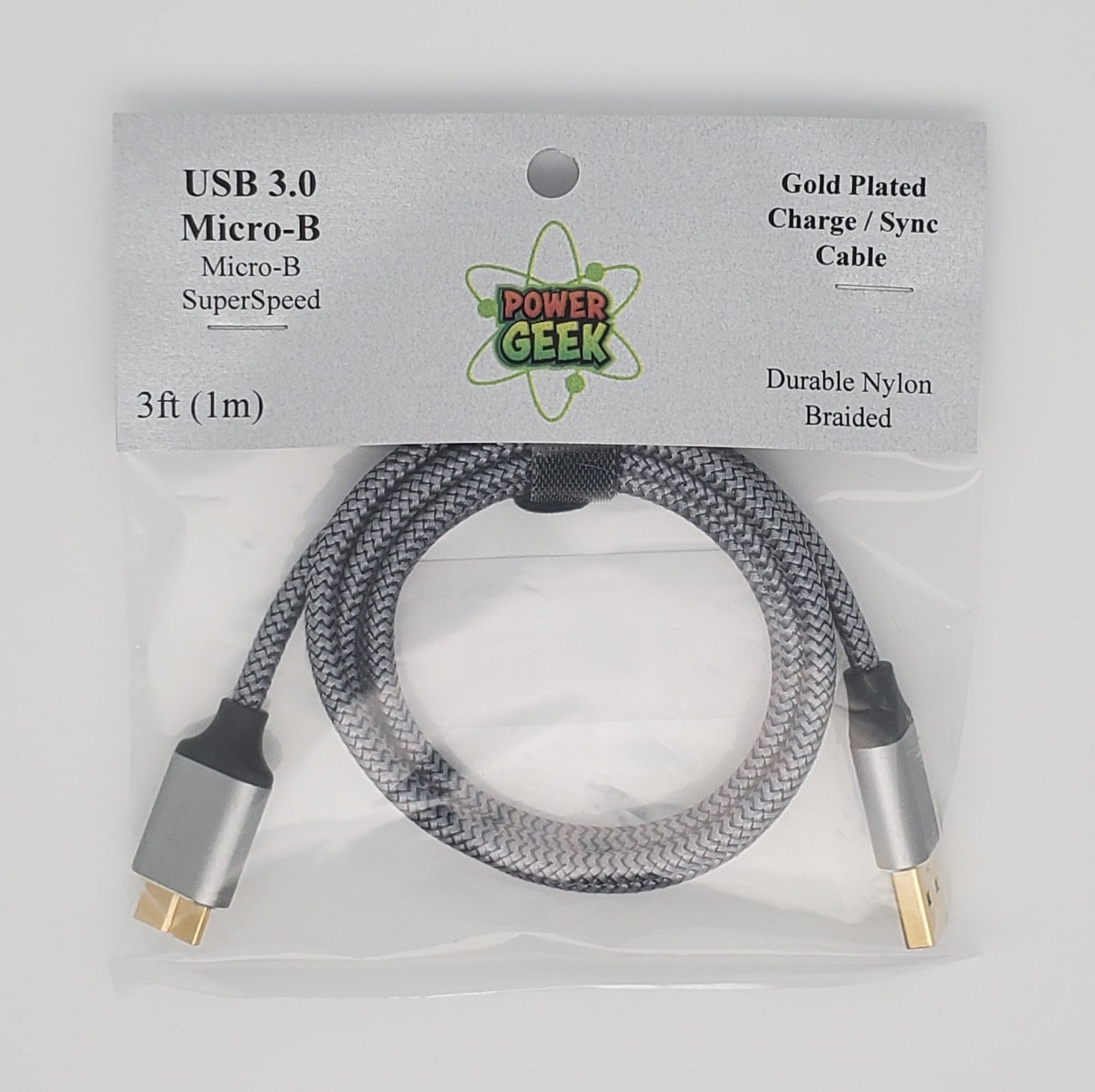 Cable USB Micro-B corto (85cm) BricoGeek